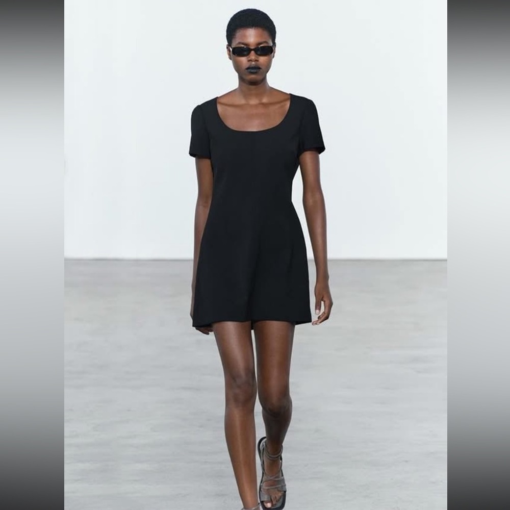 NWOT Zara Classic Black Mini Dress